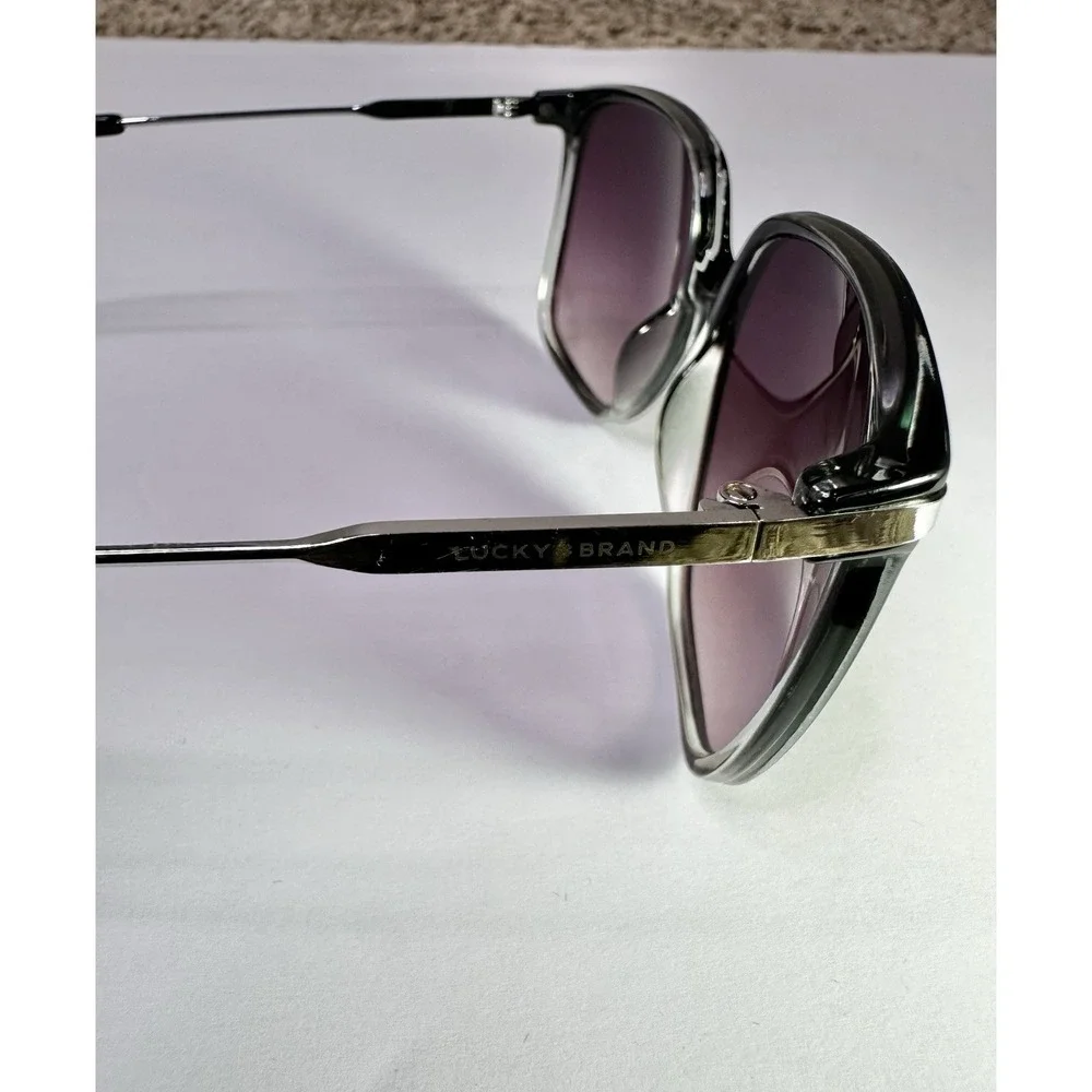 Lucky Brand SLBD121 Black Grad Fashion Sunglasses Large Full Rim 58-16-140